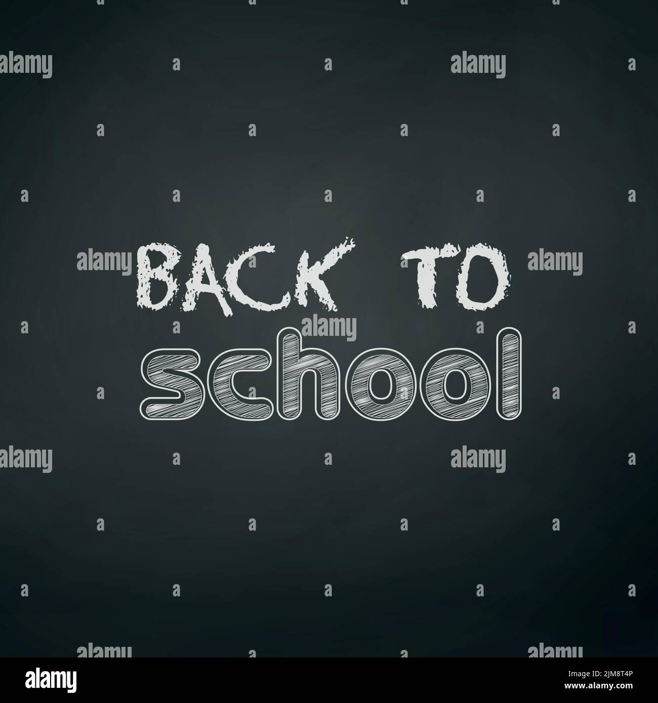 School board with the inscription back to school - Vector illustration ...
