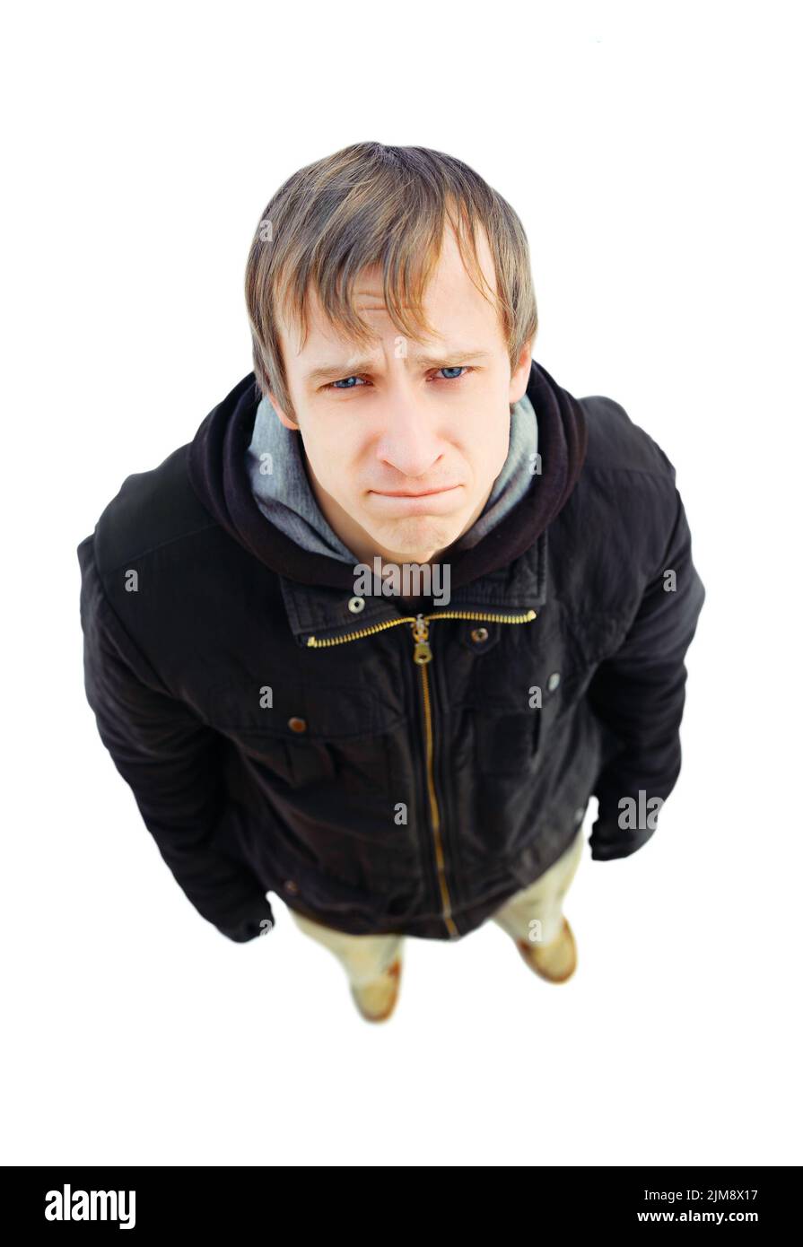 Man in outerwear jacket Cut Out Stock Images Pictures Alamy
