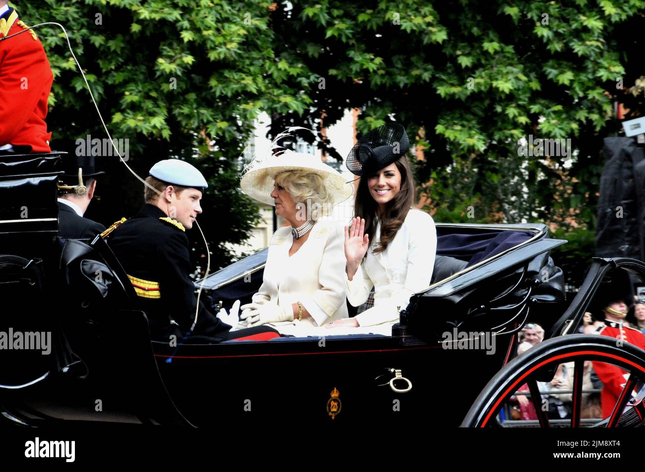 Prince Harry,Camilla,Catherine Stock Photo