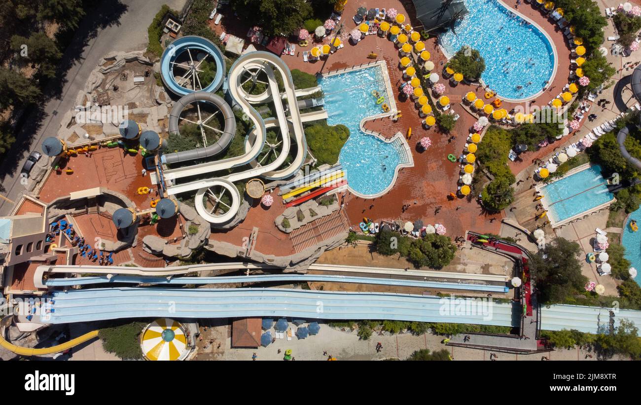 Summer fun pools slides hires stock photography and images Alamy