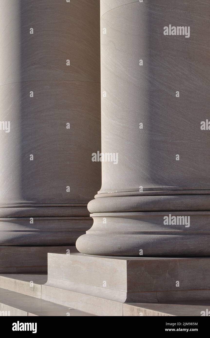 Pillars of Law Stock Photo Alamy