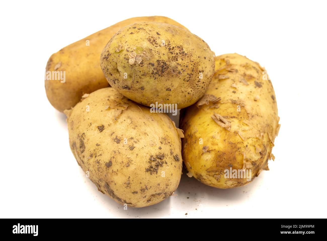 Whole Roseval potatoes stock photo. Image of uncooked - 15735456