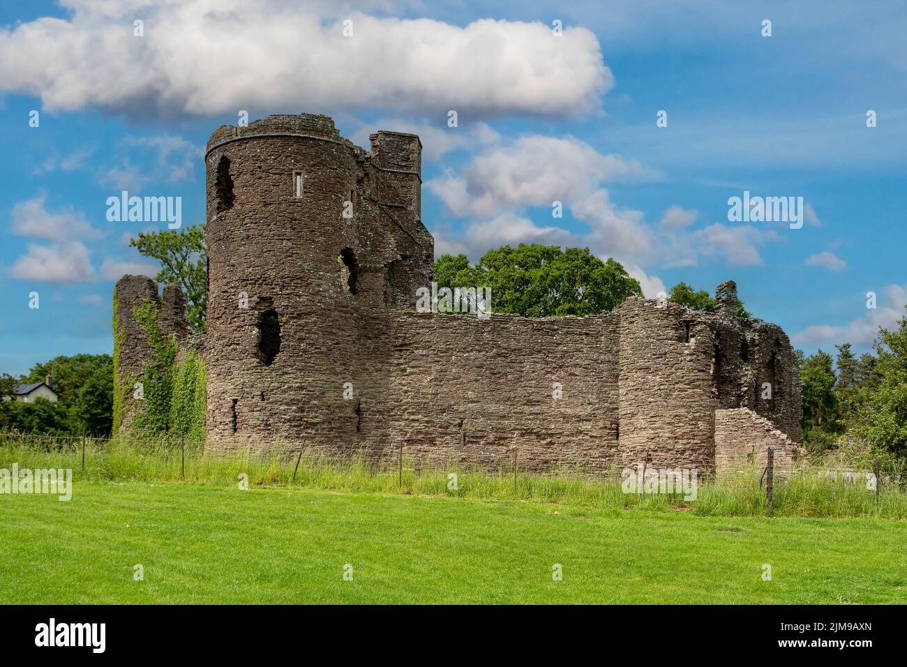 Grosmont Castle, Grosmont, Monmouthshire, Wales Stock Photo