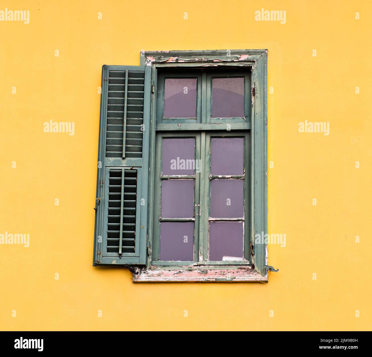 Window in Greece Stock Photo Alamy