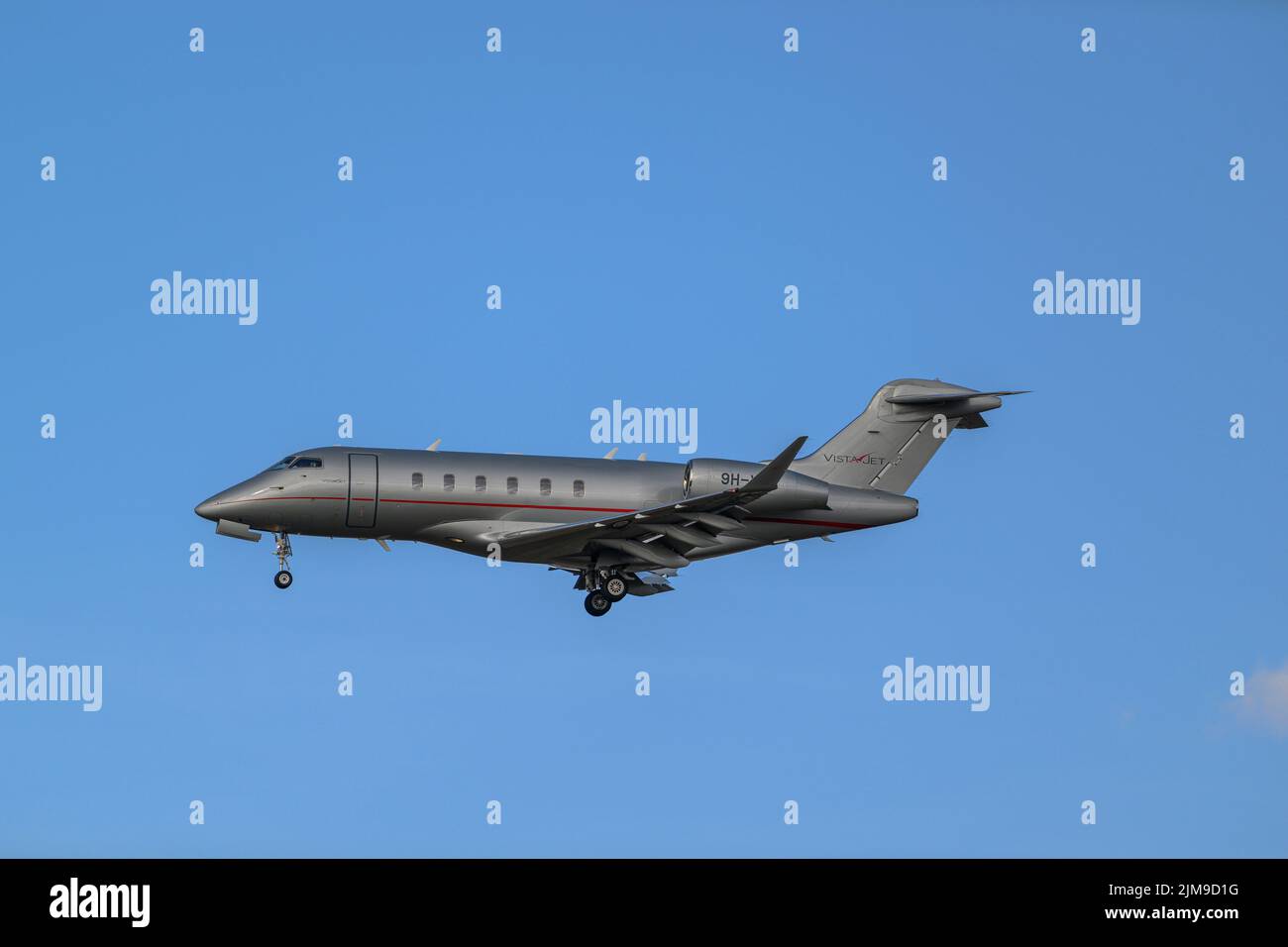 VistaJet Malta Bombardier Challenger 350 With The Aircraft Registration