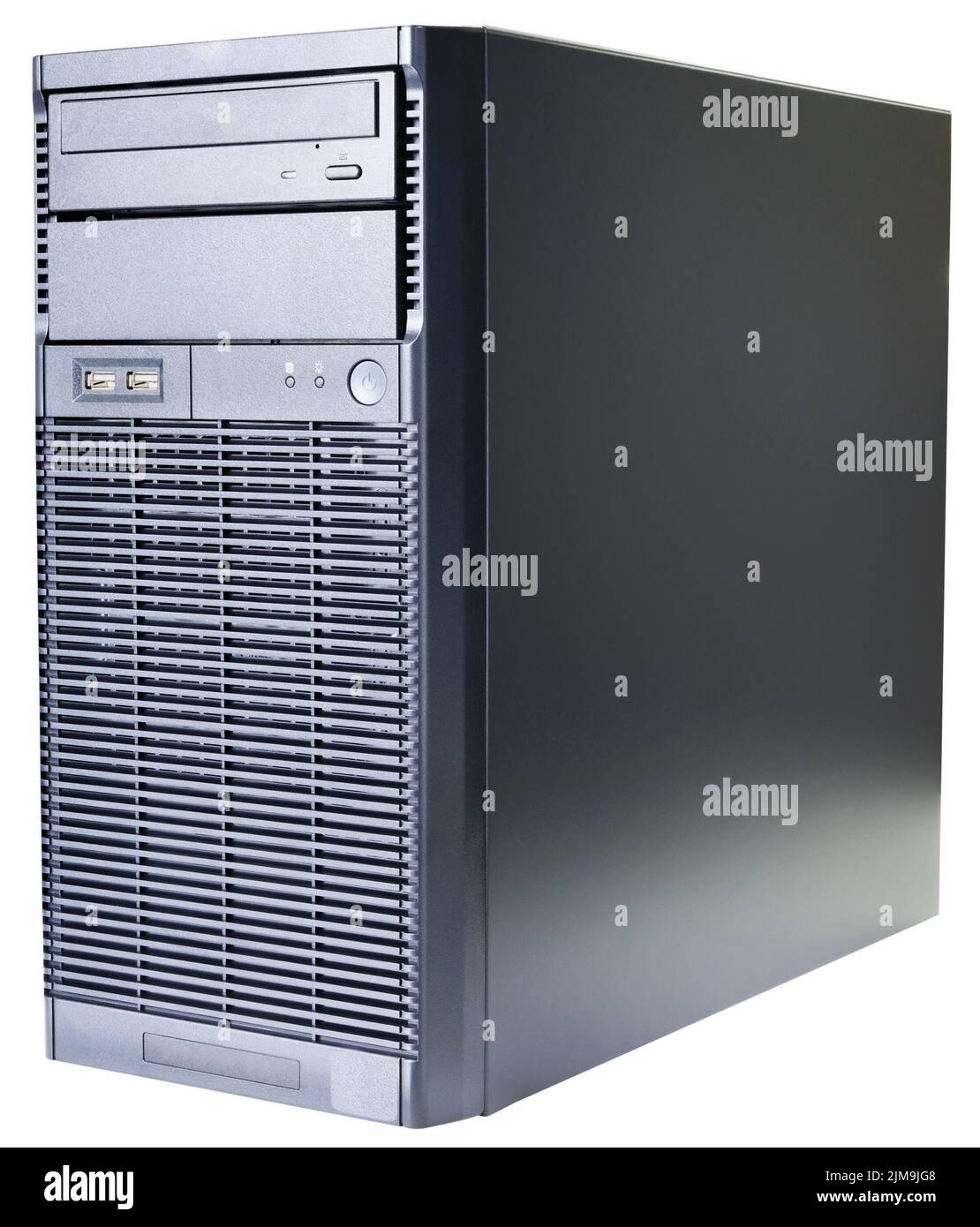 Black desktop server isometric view isolated on the white Stock Photo ...