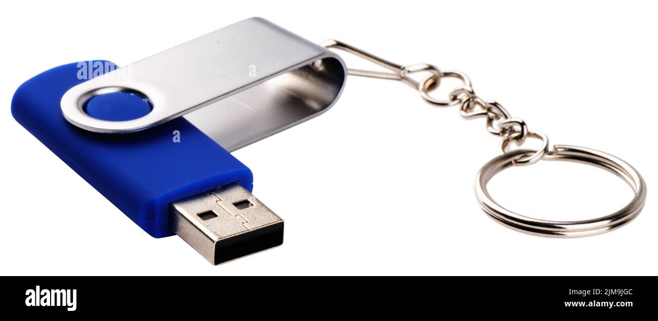 USB flash storage device isolated on the white Stock Photo Alamy