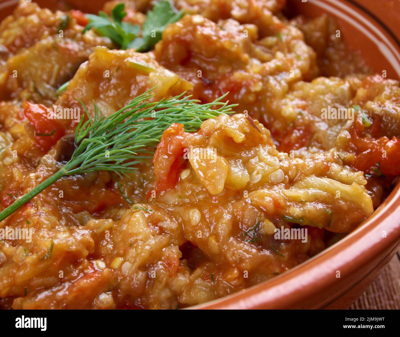 Torborgeece. - Traditional Stew From Lofa County, Liberia Stock Photo