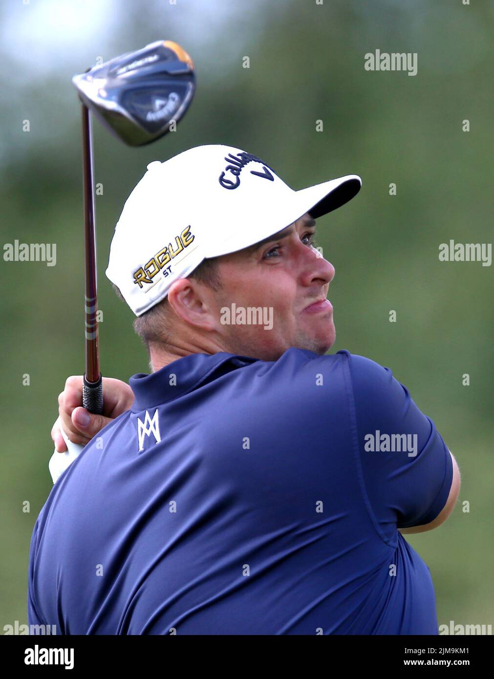 England’s Marcus Armitage during day two of the Cazoo Wales Open at the Celtic Manor Resort in Newport, Wales. Picture date: Friday August 5, 2022. Stock Photo