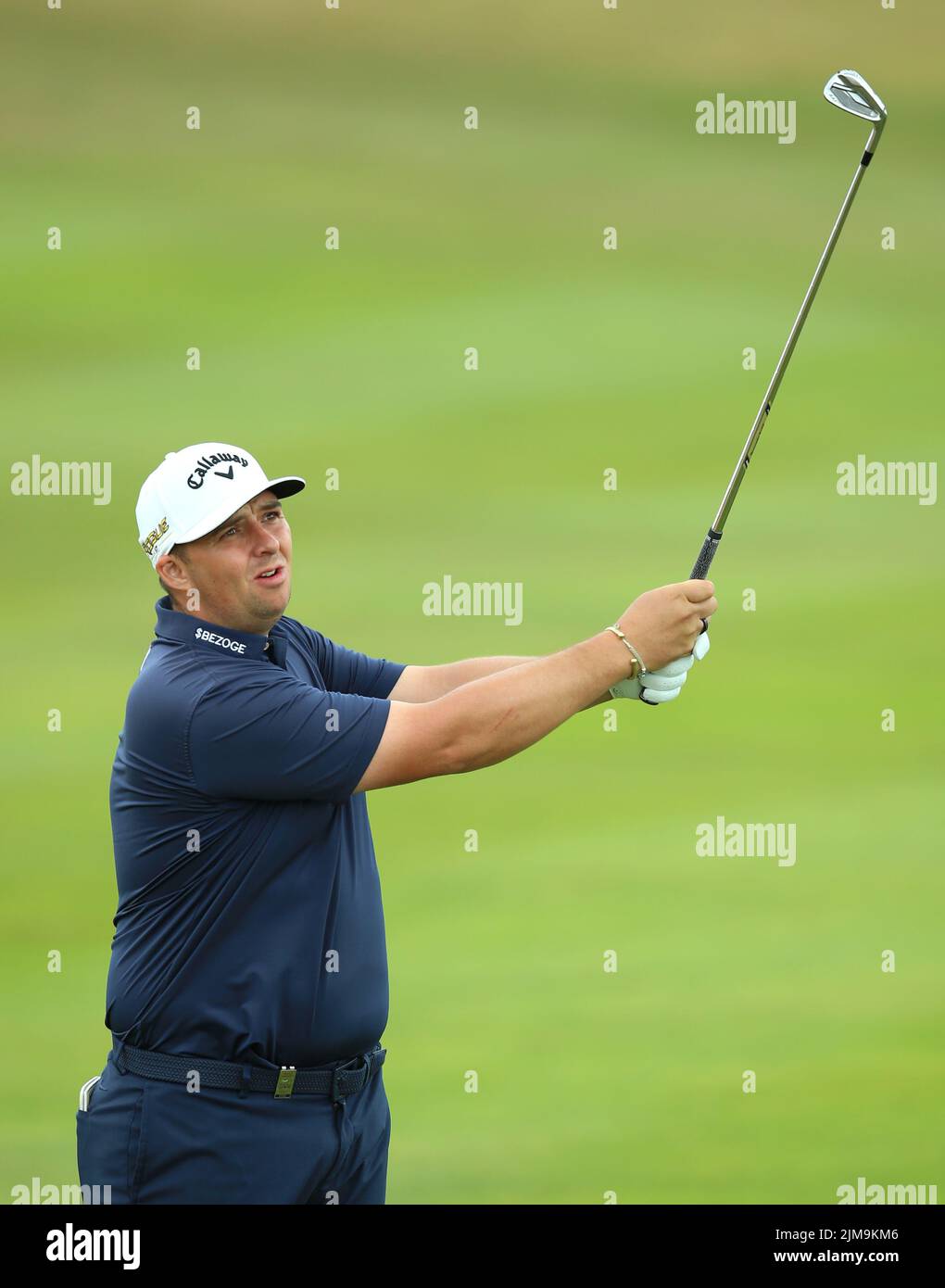 England’s Marcus Armitage during day two of the Cazoo Wales Open at the Celtic Manor Resort in Newport, Wales. Picture date: Friday August 5, 2022. Stock Photo