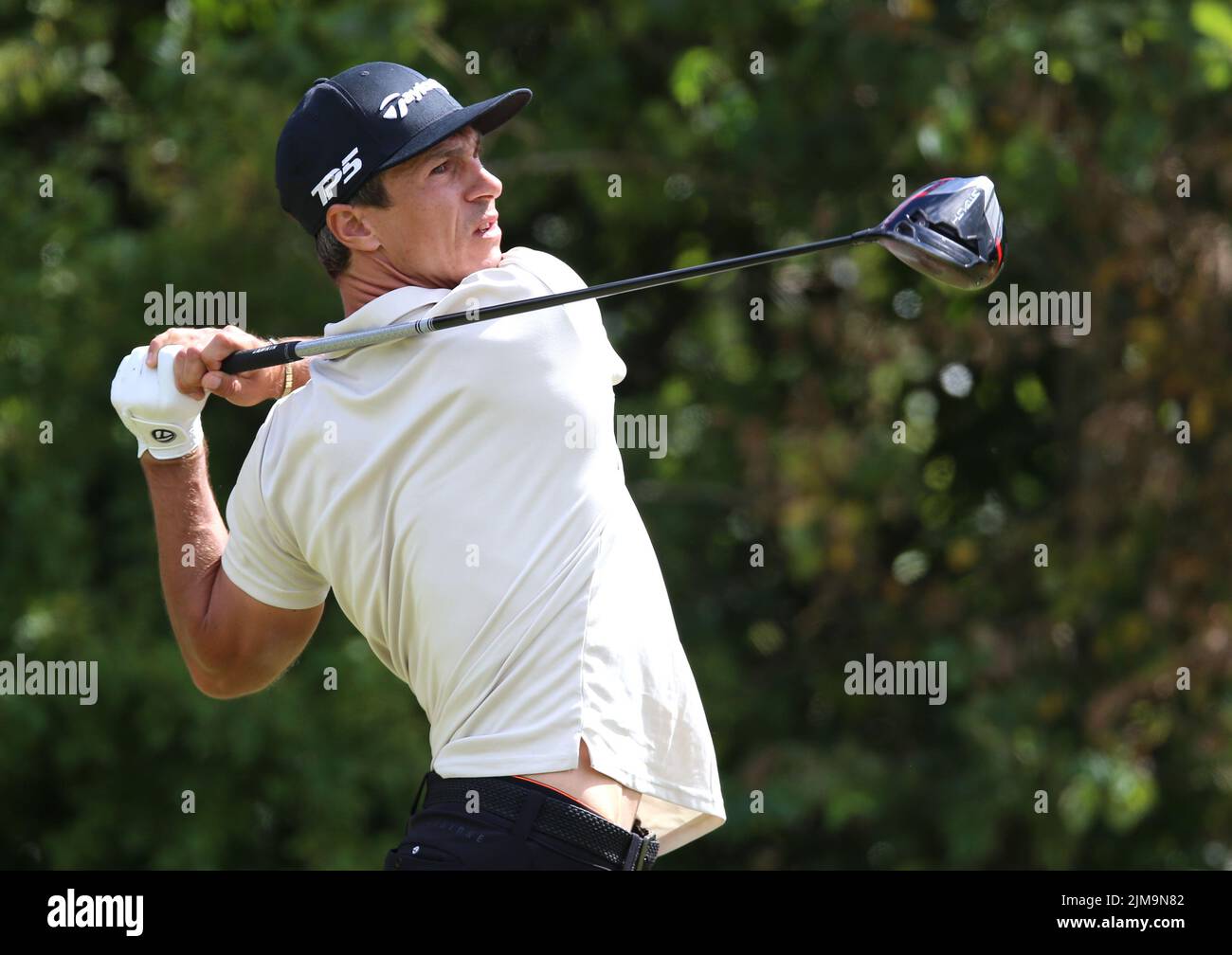 Denmark’s Thorbjorn Olesen during day two of the Cazoo Wales Open at the Celtic Manor Resort in Newport, Wales. Picture date: Friday August 5, 2022. Stock Photo