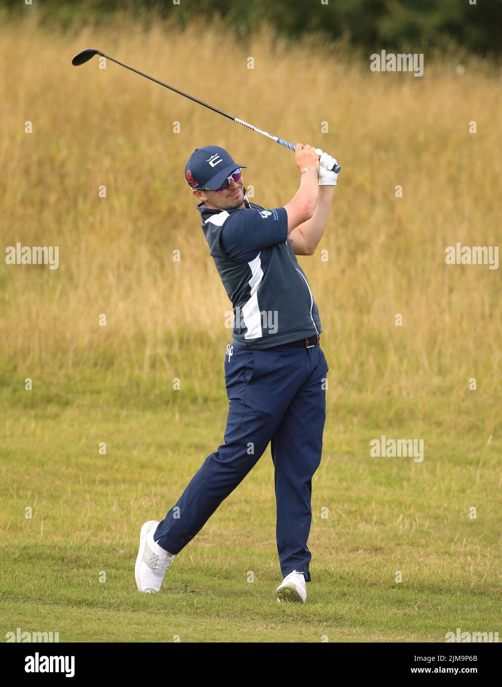 Scotland’s Ewen Ferguson during day two of the Cazoo Wales Open at the Celtic Manor Resort in Newport, Wales. Picture date: Friday August 5, 2022. Stock Photo
