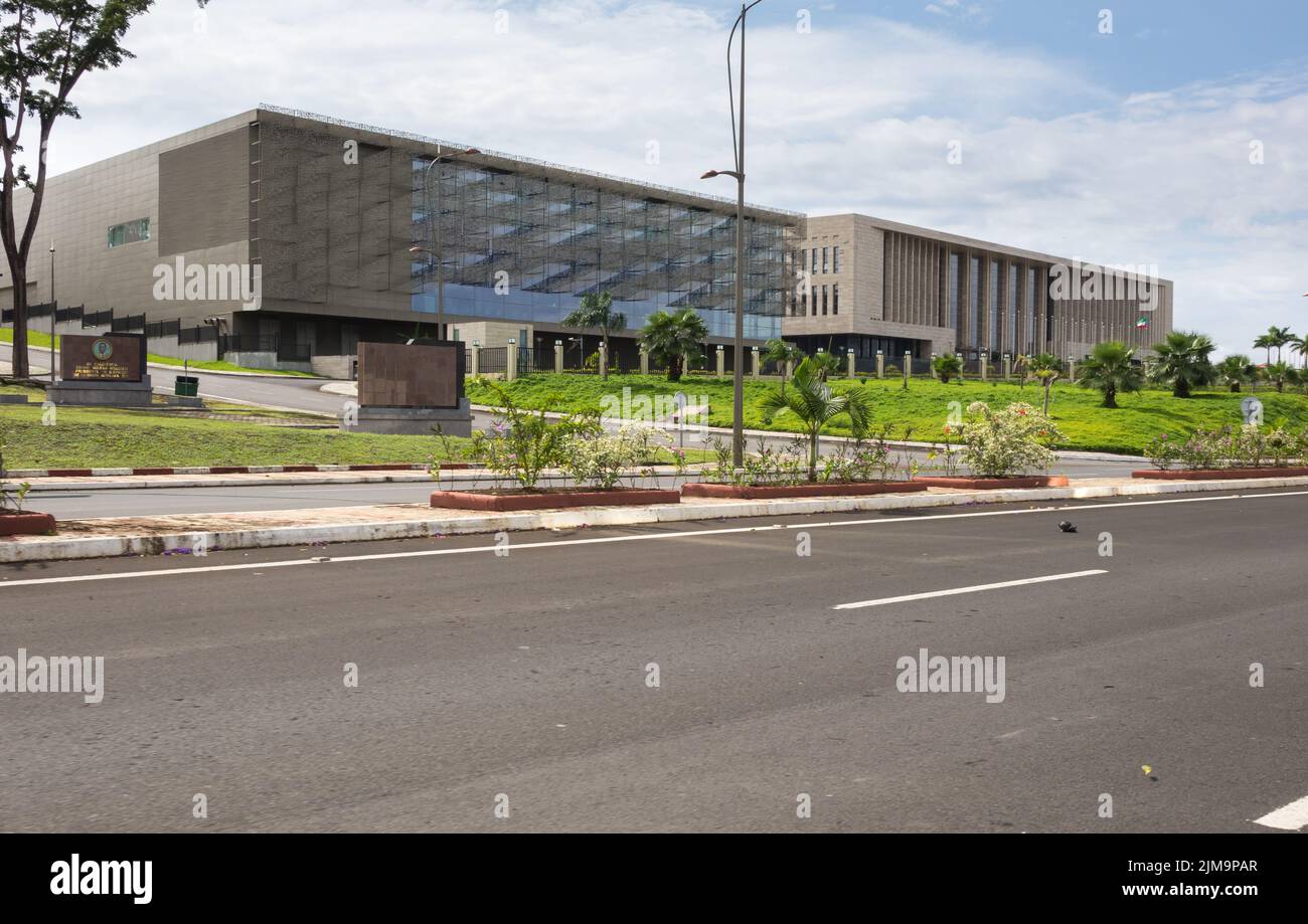 Modern convention center in Malabo, Equatorial Guinea Stock Photo - Alamy