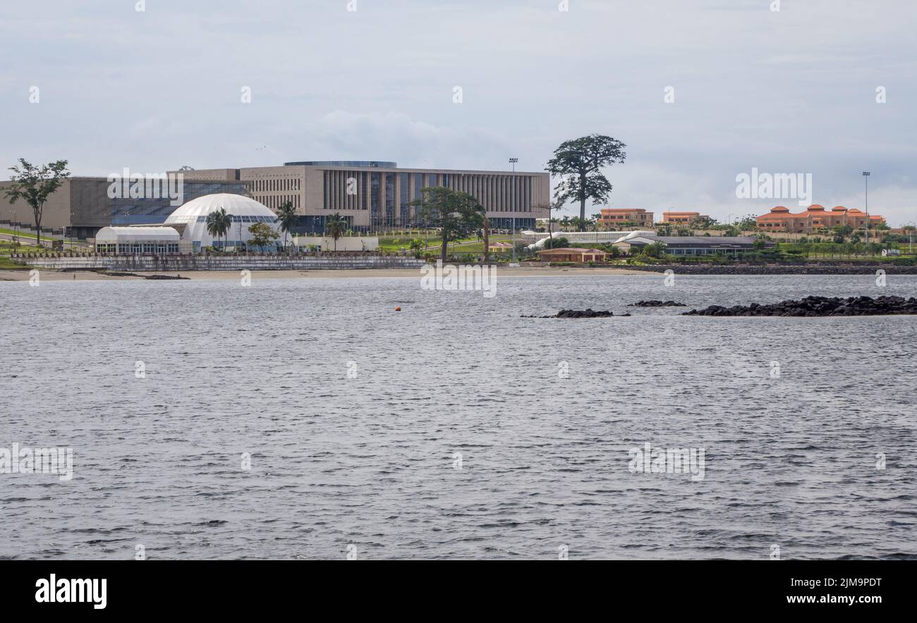 Modern convention center in Malabo, Equatorial Guinea Stock Photo - Alamy