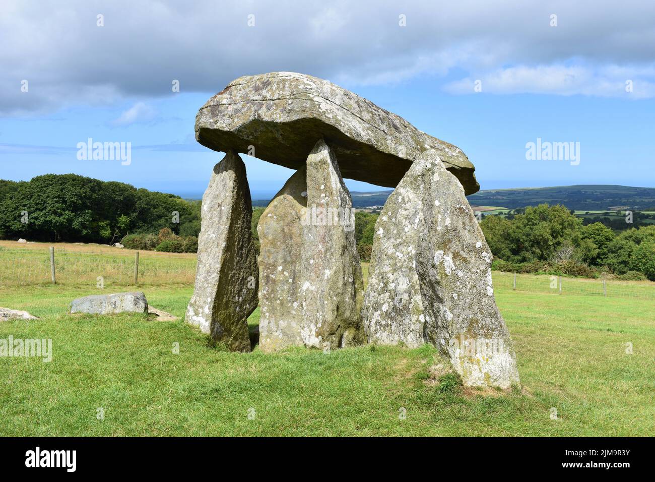 Pentre Ifan Burial Chamber, Nevern, Crymych , Pembrokeshire, Wales Stock Photo