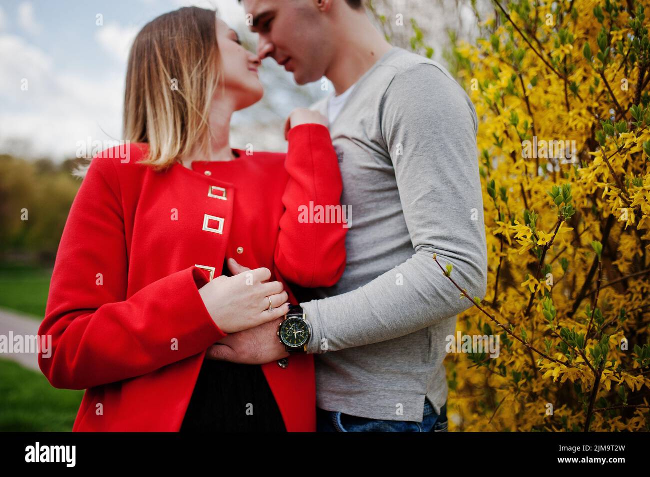 Loving couple close up hi-res stock photography and images - Alamy