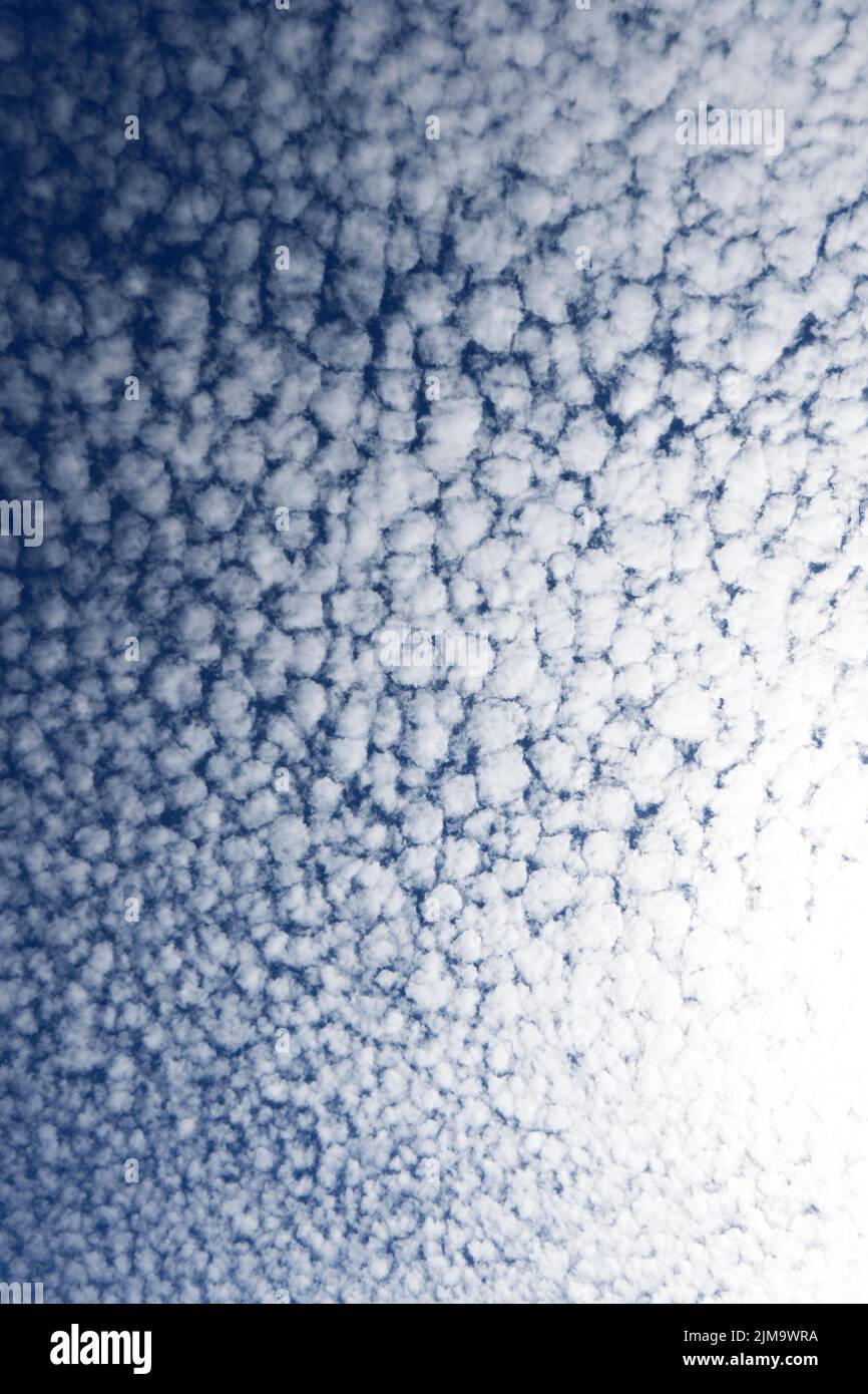 Fleecy clouds, clouds formation, cumuluswolken Stock Photo