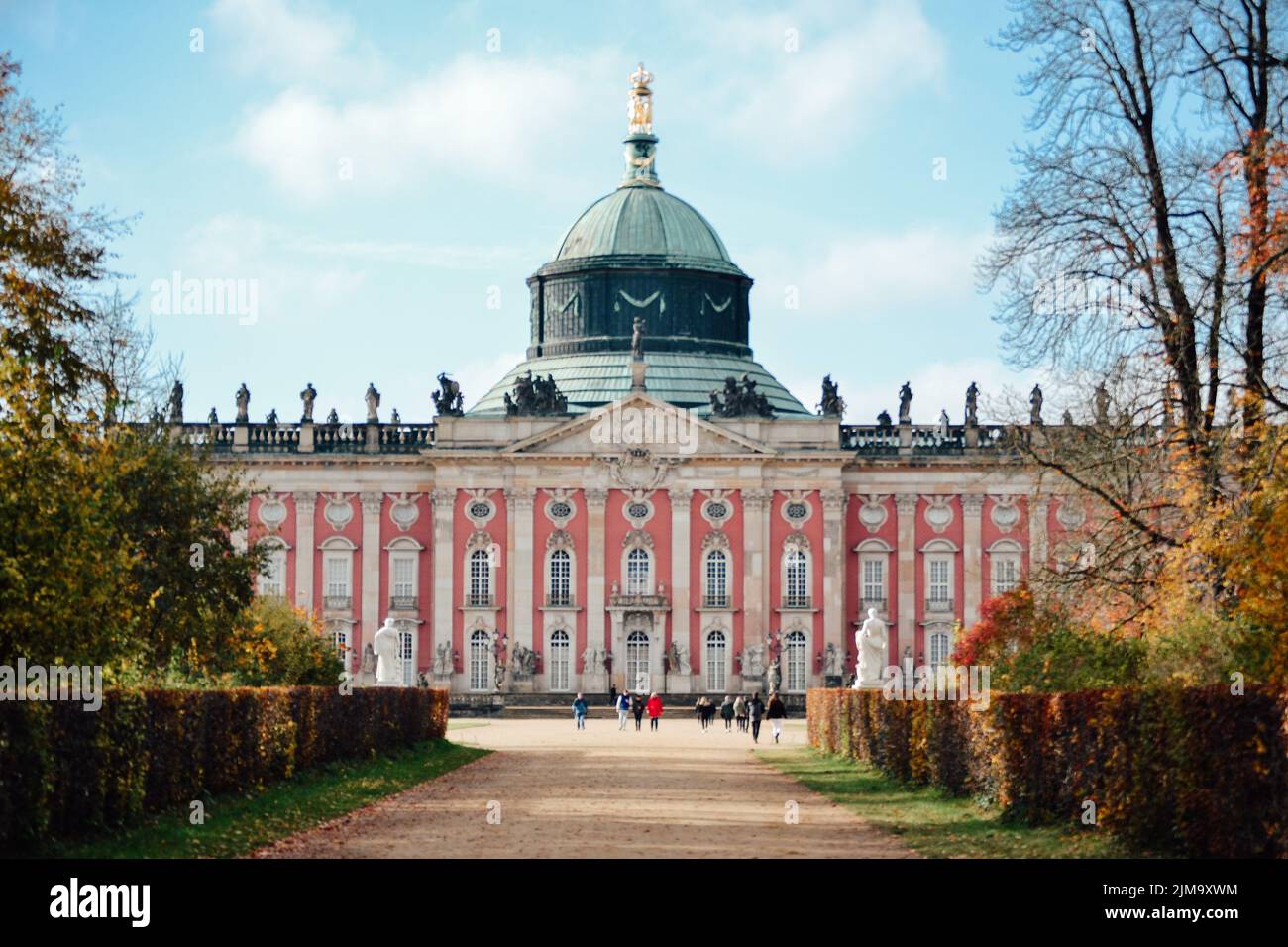 A beautiful view of the historical Potsdam palace in Germany Stock ...