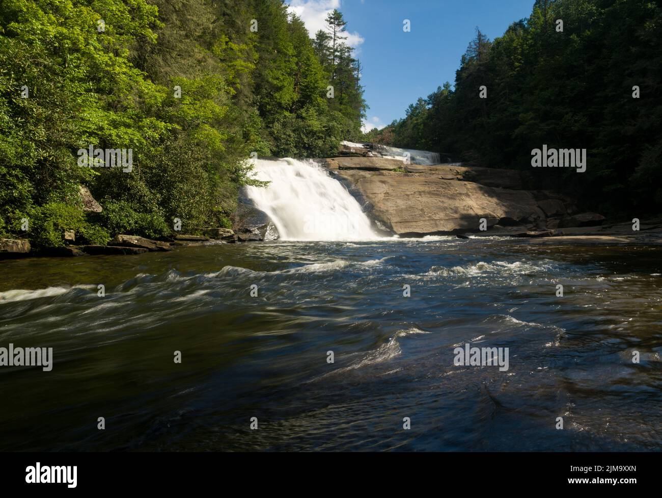 Triple Falls in Dupont State Forest North Carolina Stock Photo - Alamy