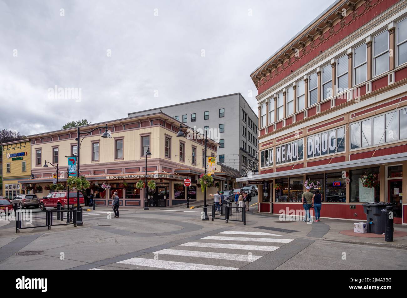 Juneau, Alaska July 27, 2022 Central Juneau Alaska is home to many