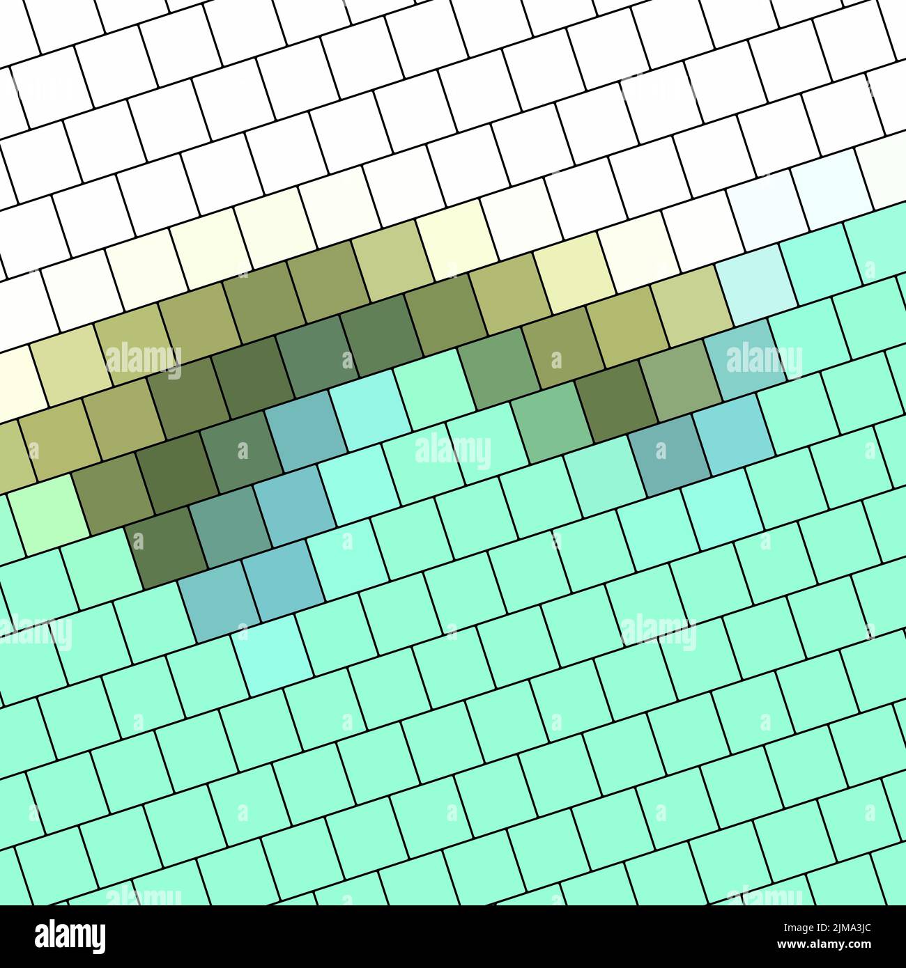 abstract squared Colorful palette brick wall texture background with