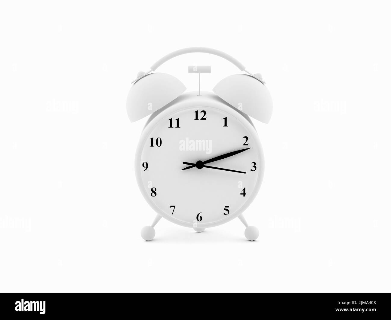 Alarm clock isolated on white background Stock Photo Alamy