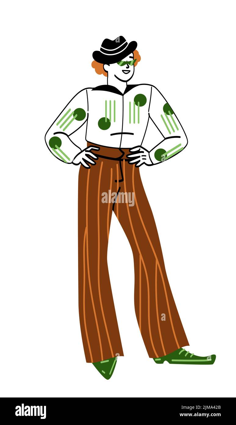 Person from 80s Stock Vector Image &amp; Art - Alamy
