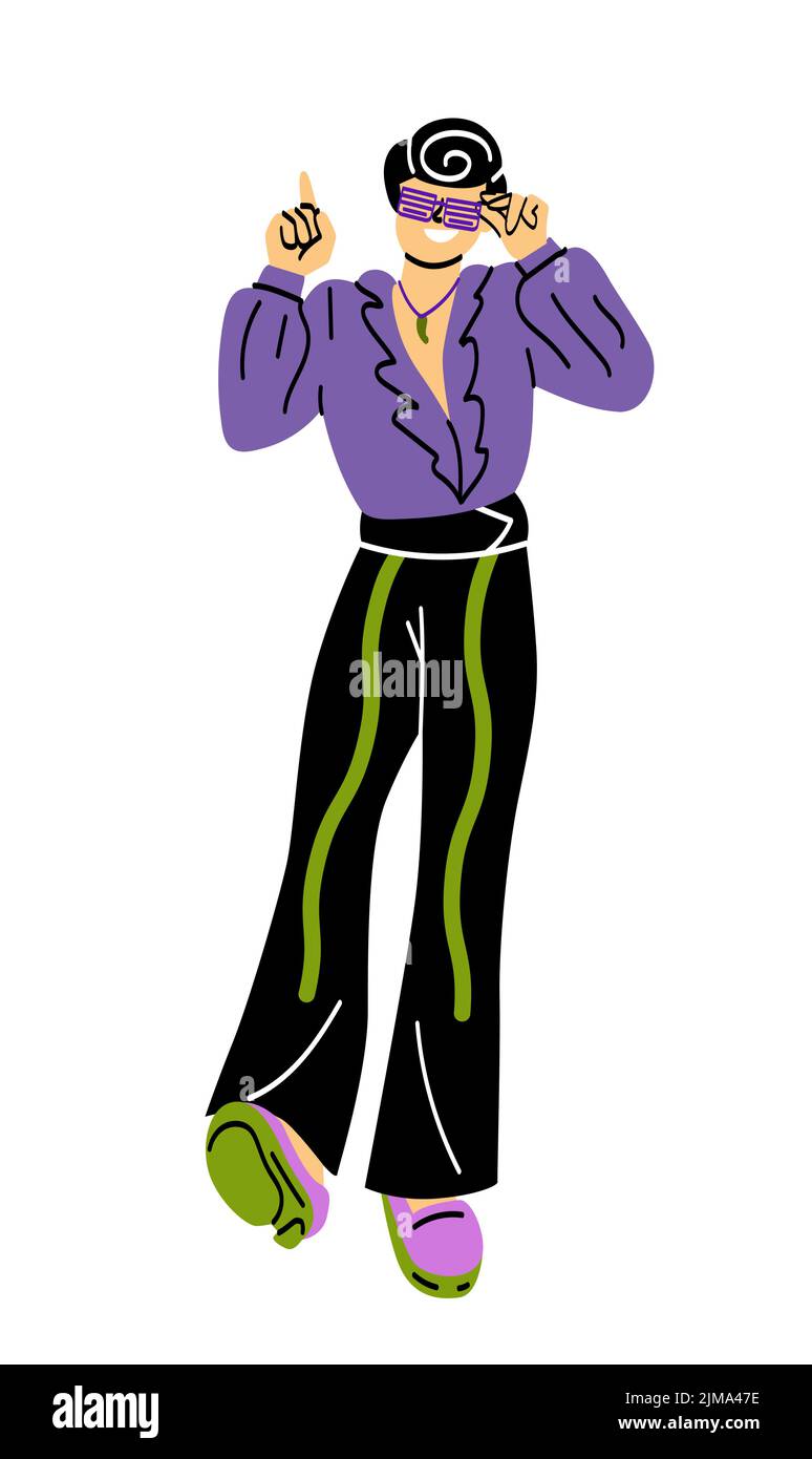 Person from 80s Stock Vector Image &amp; Art - Alamy