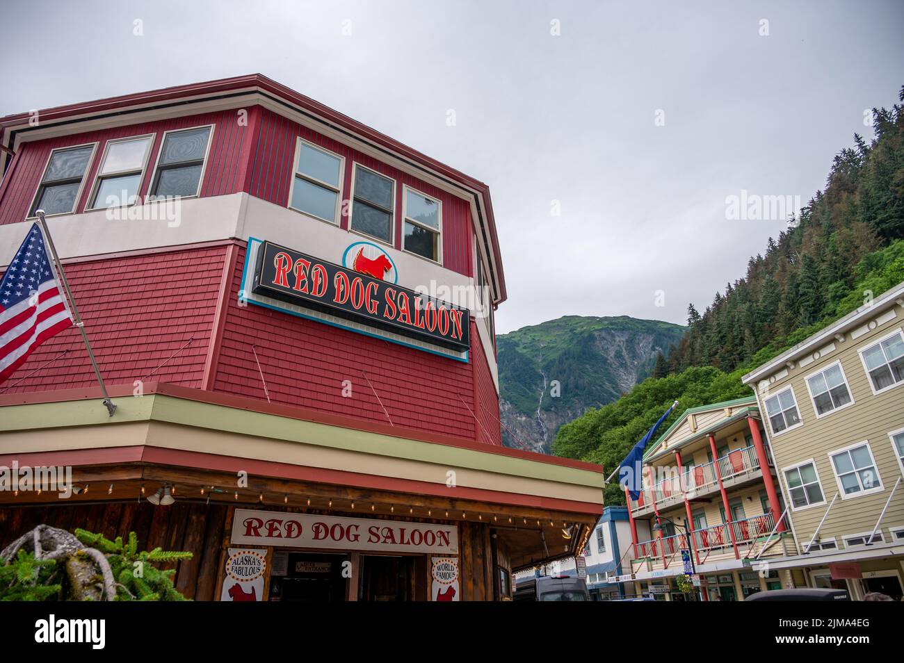Juneau, Alaska July 27, 2022 Central Juneau Alaska is home to many