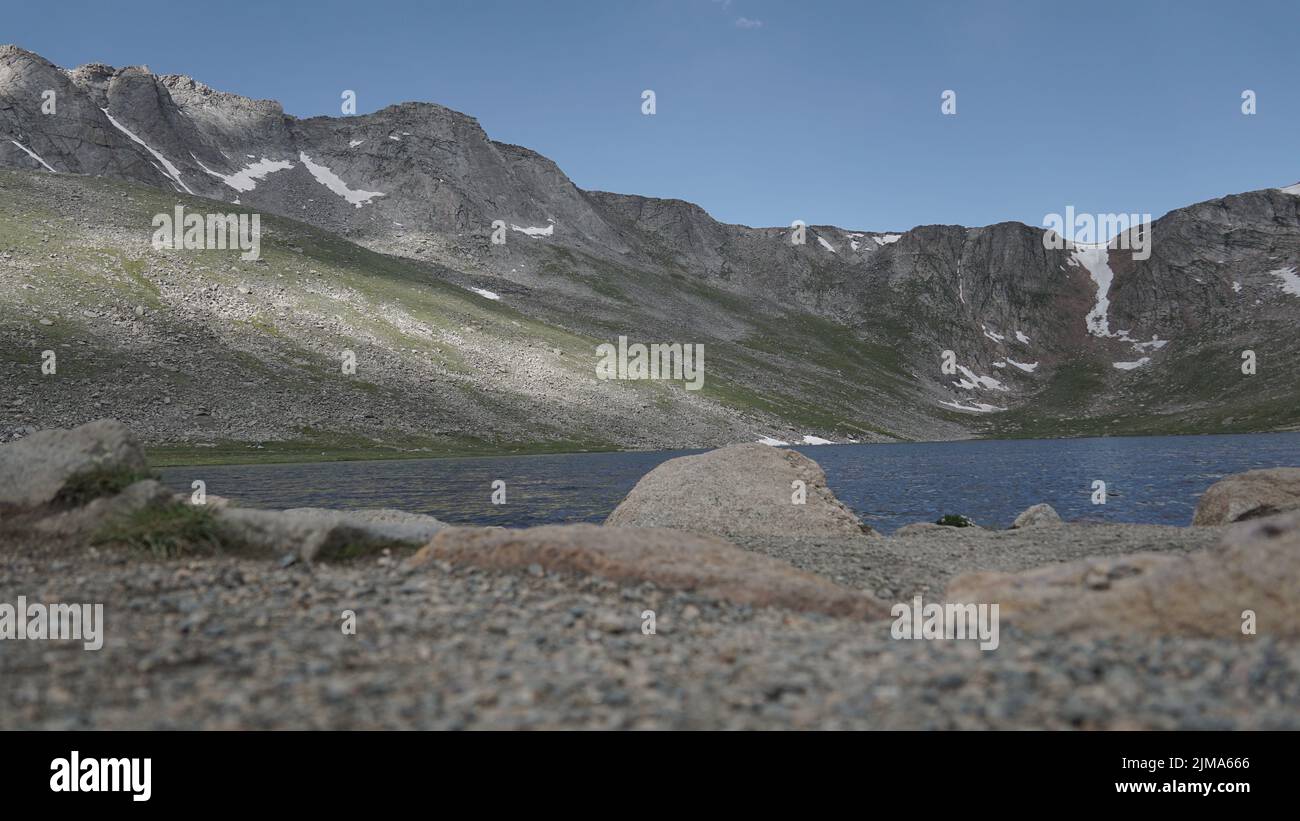 High view mountain lake hi-res stock photography and images - Alamy