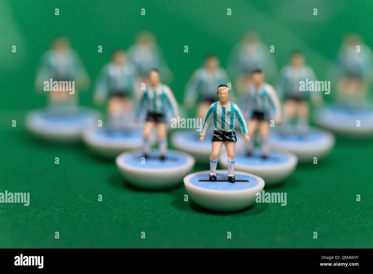 Vintage Subbuteo Table Football Game Toys Stock Photo Alamy
