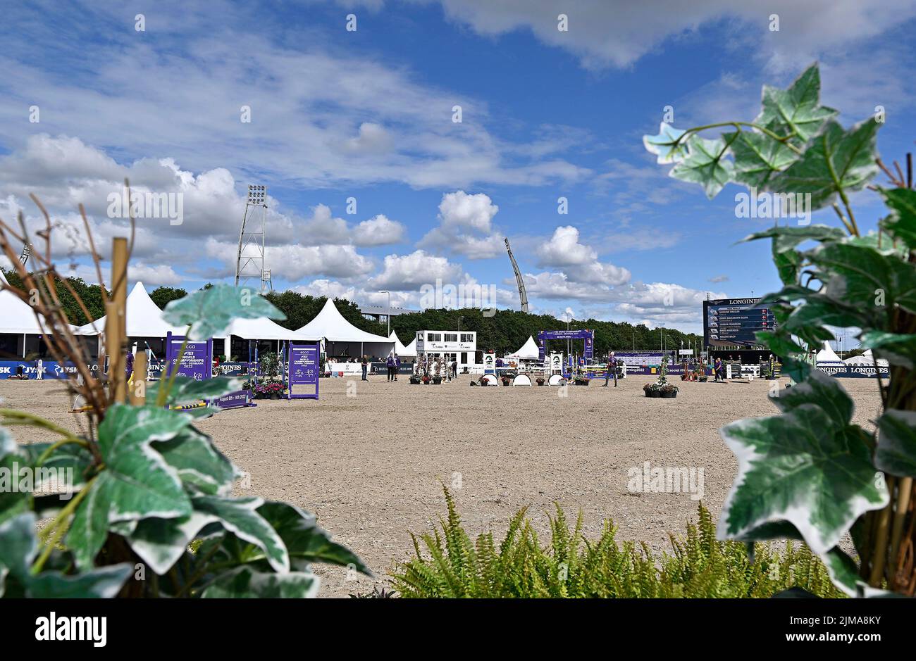 Herning, Denmark. 05th Aug, 2022. World Equestrian Games. A general view (GV) of the BB Horse arena. Credit: Sport In Pictures/Alamy Live News Stock Photo