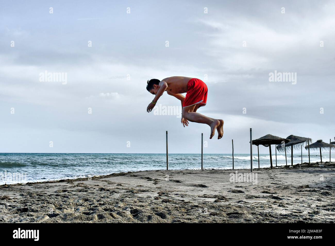 Somersault backflip flip hi-res stock photography and images - Alamy