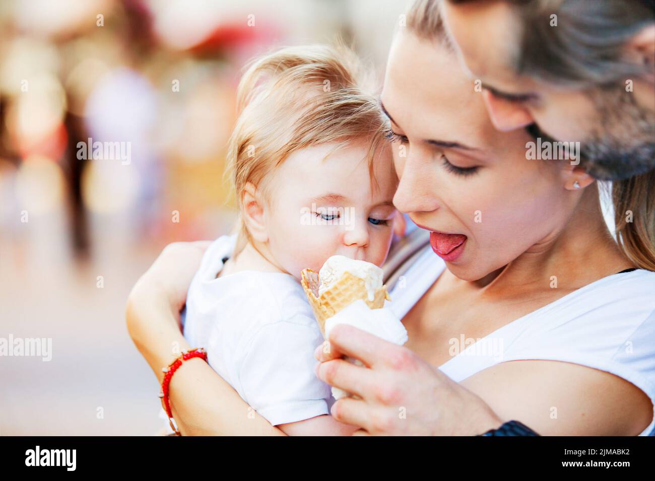 Ice cream baby Stock Photo - Alamy