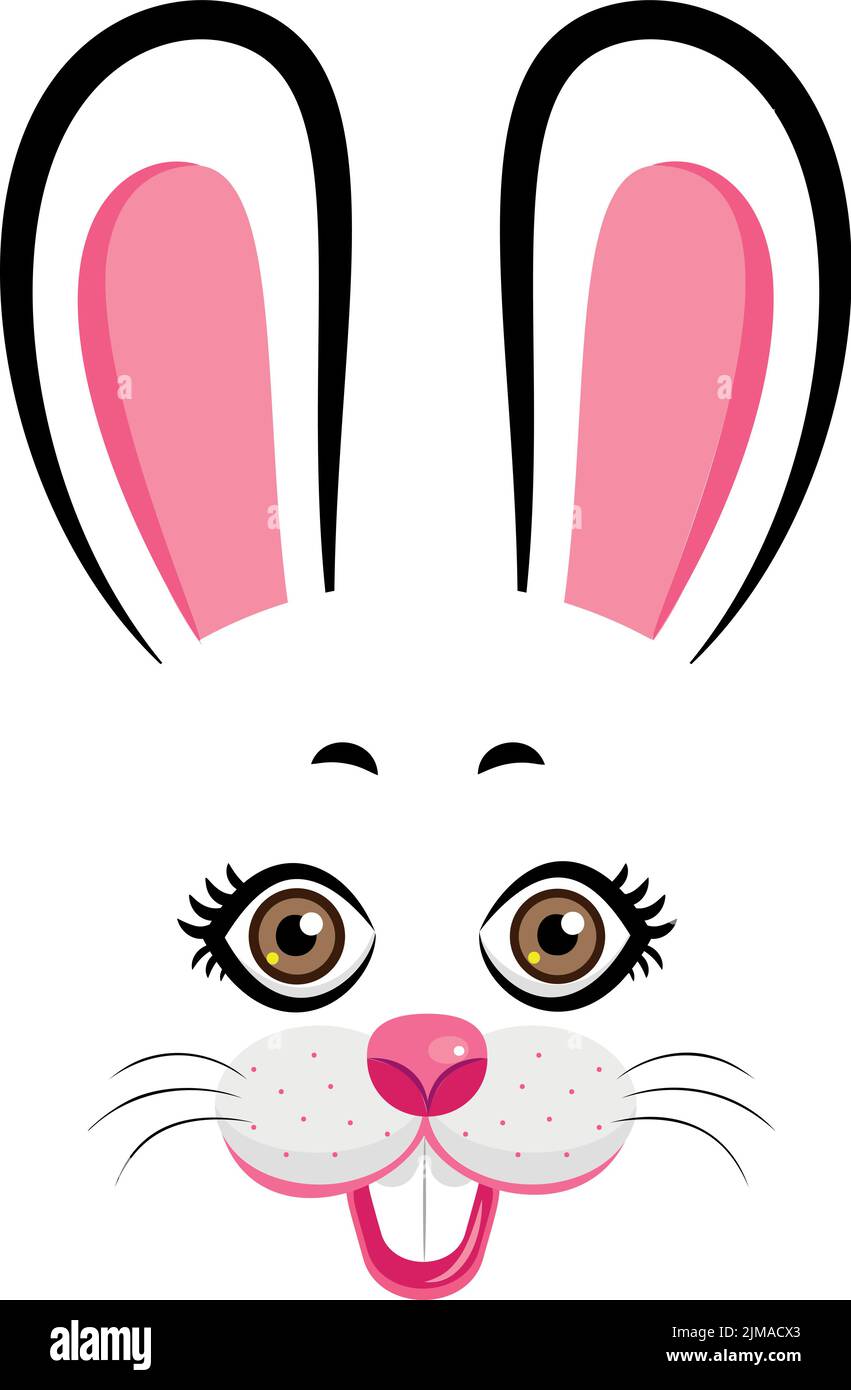 The rabbit is the symbol of 2023.The Year of the Rabbit Stock Vector