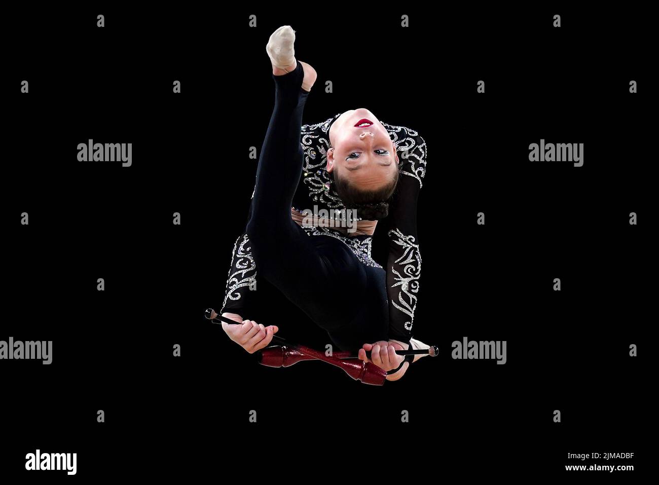 England's Marfa Ekimova during the Rhythmic Gymnastic Individual All