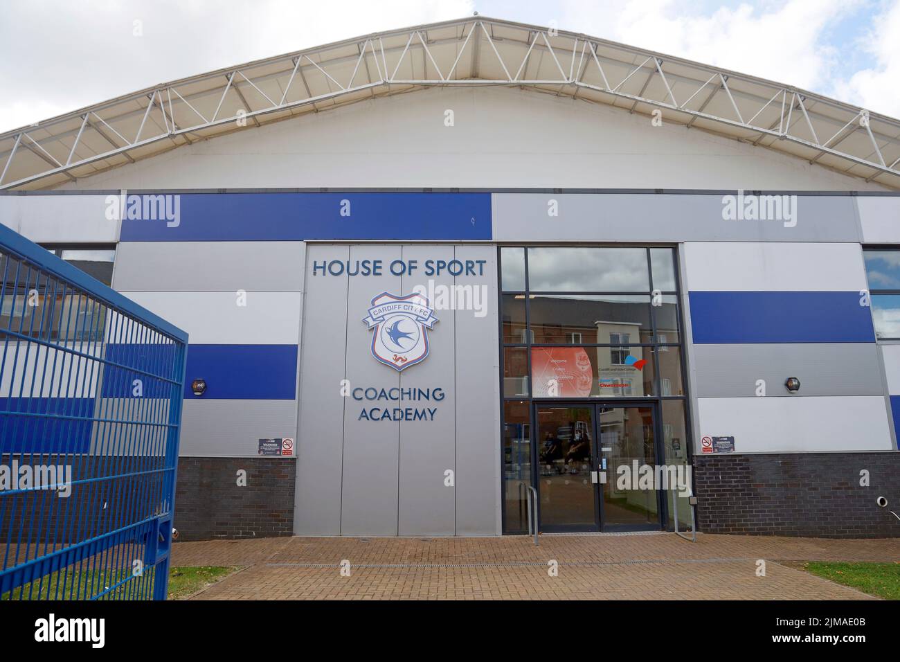 Cardiff City FC  foundation community facility. Youth training. Stock Photo
