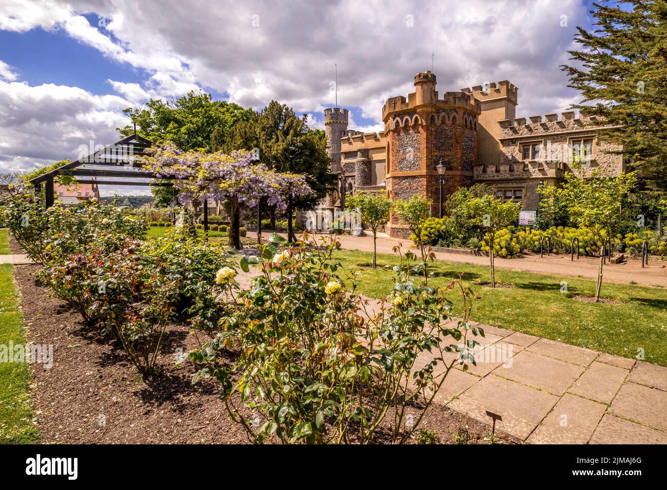 Whitstable Castle and Gardens, Kent, England, UK Stock Photo