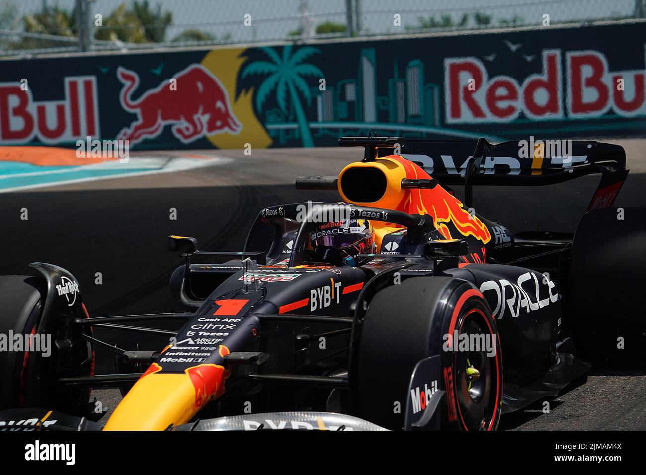 06.05.2022, Miami International Autodrome, Miami, FORMULA 1 CRYPTO.COM  MIAMI GRAND PRIX ,im Bild Max Verstappen (NEL), Oracle Red Bull Racing  Stock Photo - Alamy