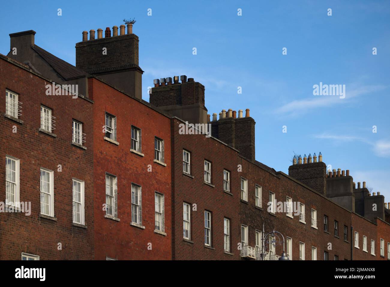 Dublin - Georgian town houses, Ireland Stock Photo