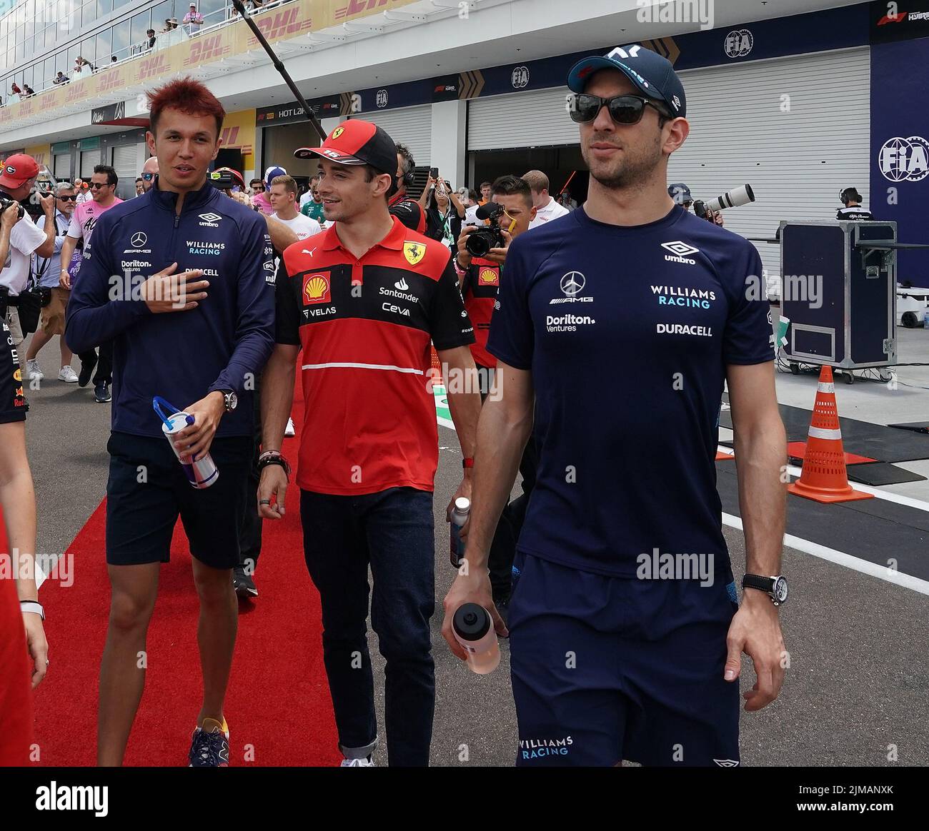 Williams racing charles leclerc hi-res stock photography and images - Alamy