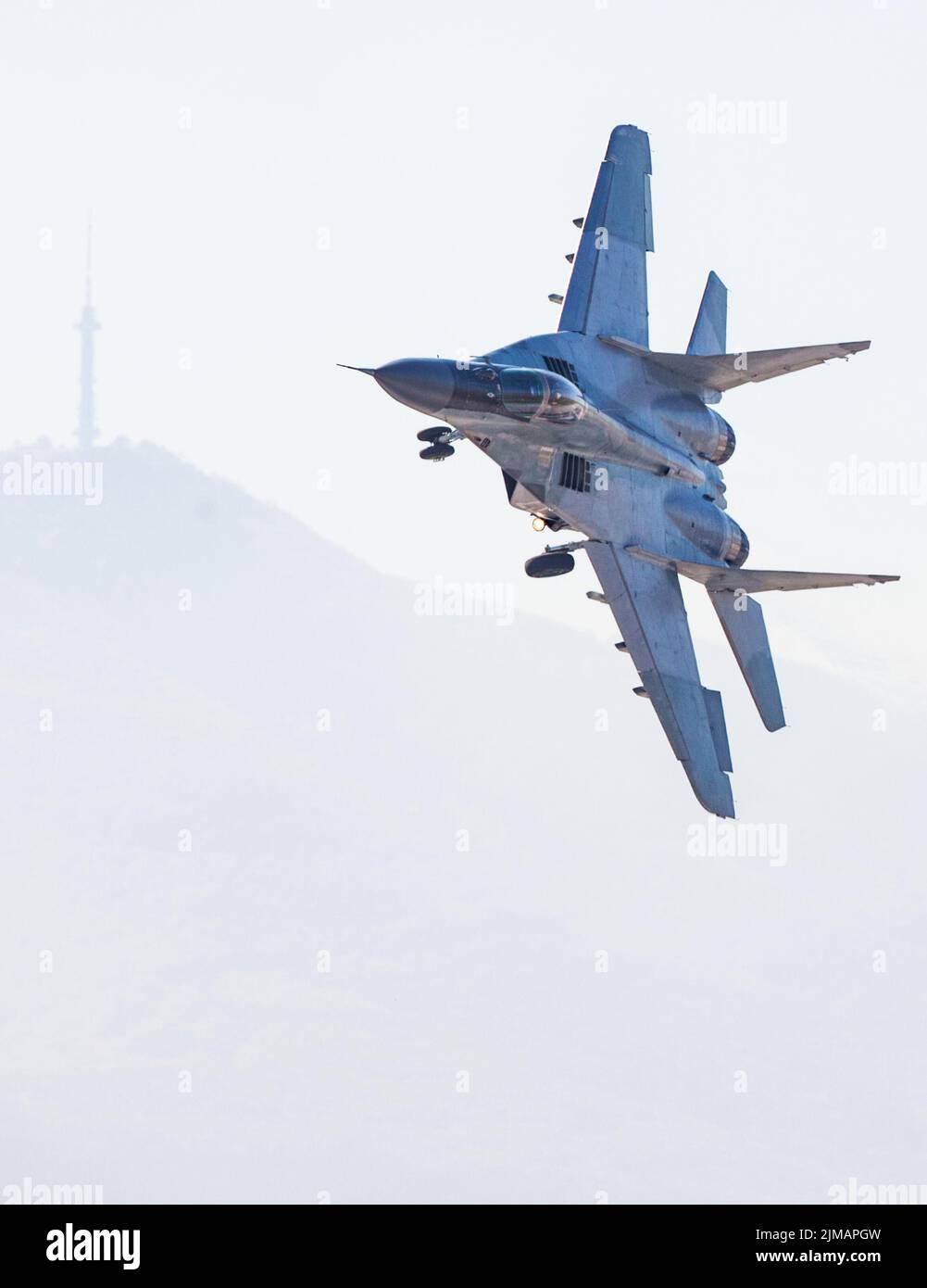Fast Fighter Jet Flight Stock Photo