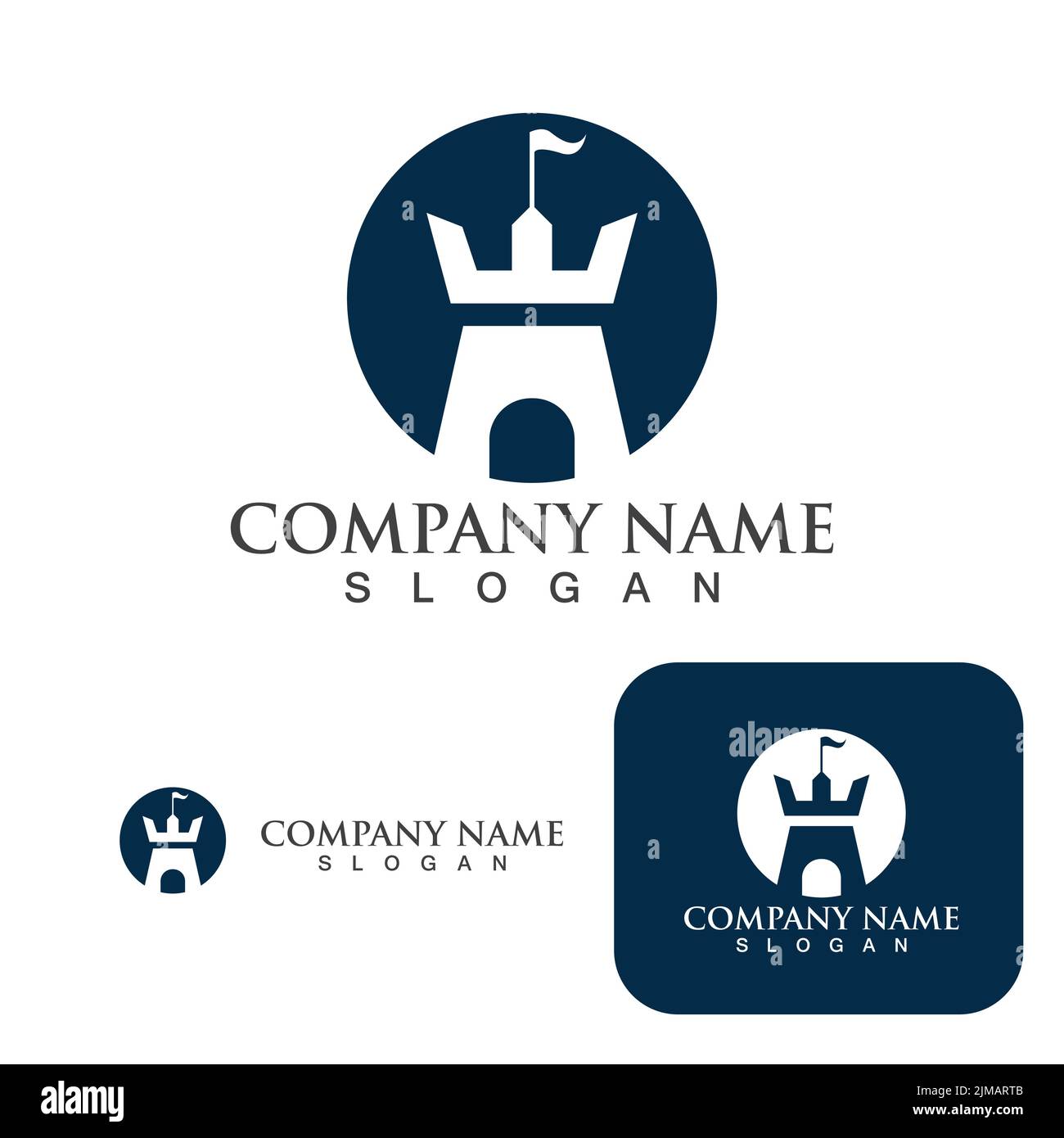 Fortress logo and symbol Stock Vector Image & Art - Alamy