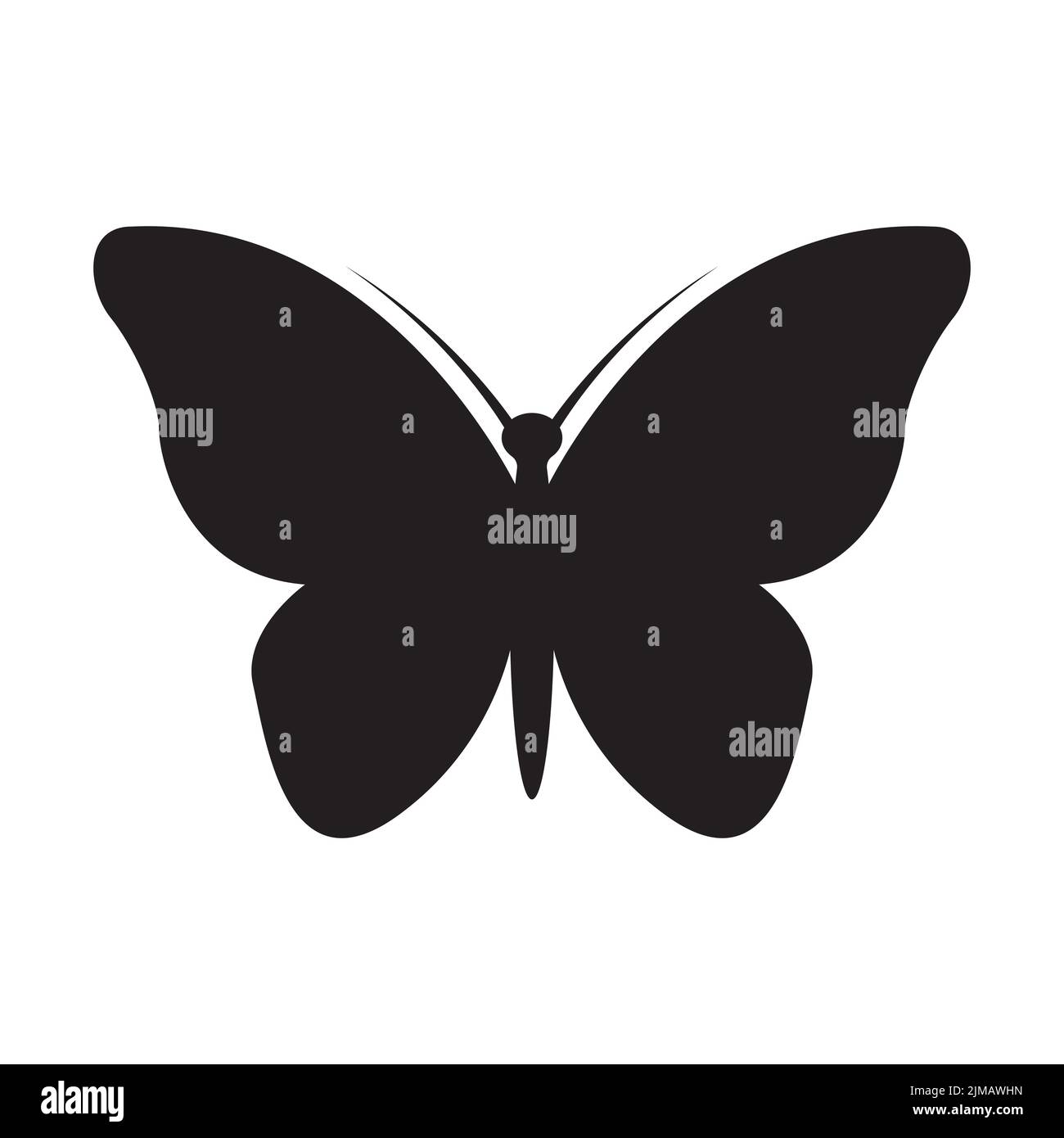 butterfly icon vector for graphic design, logo, website, social media, mobile app, UI illustration Stock Vector