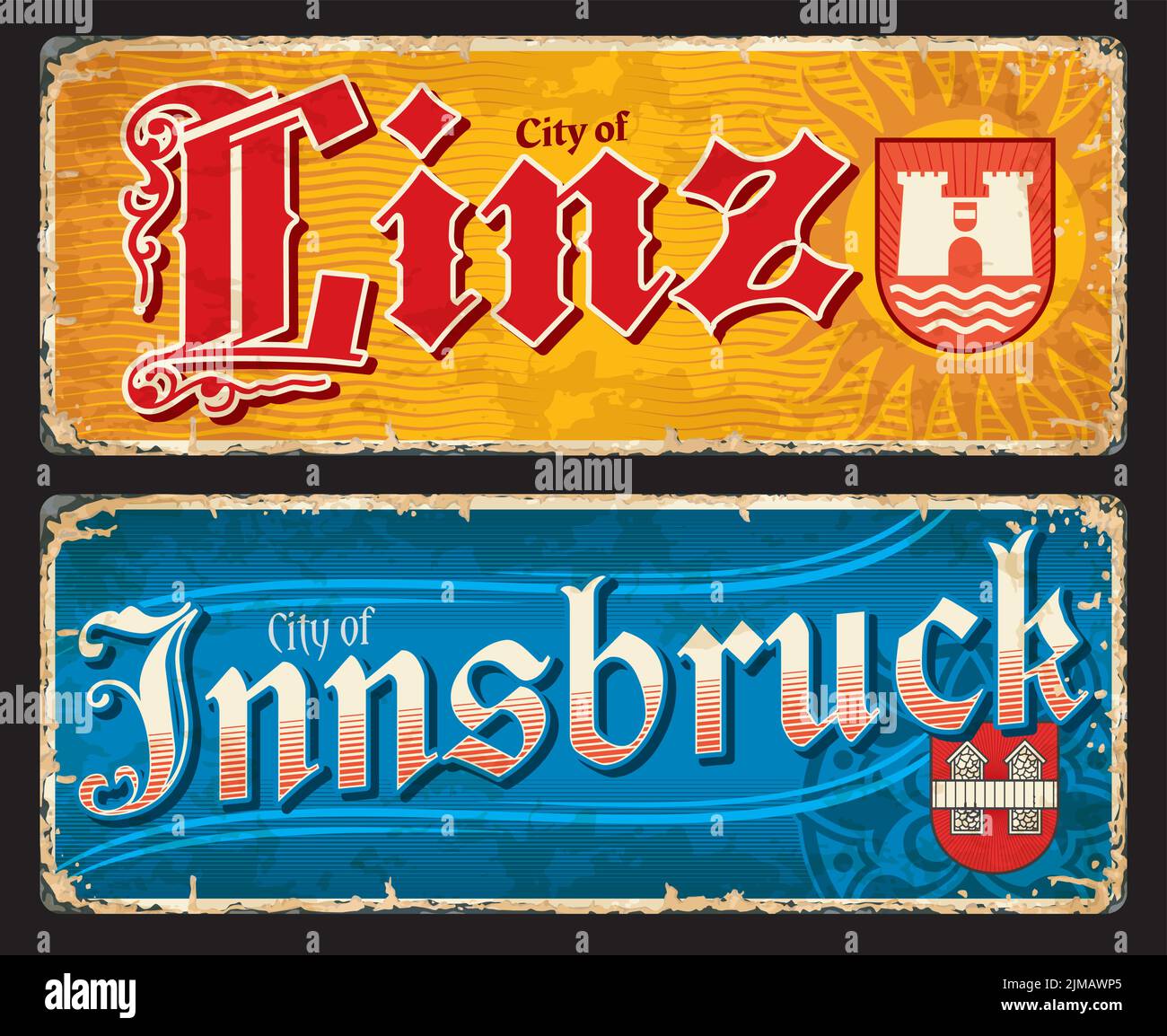 Osterreich poster Stock Vector Images - Alamy