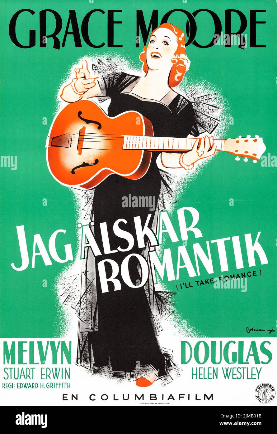 Jag älskar romantik - Grace Moore - I'll Take Romance (Columbia, 1937 ...