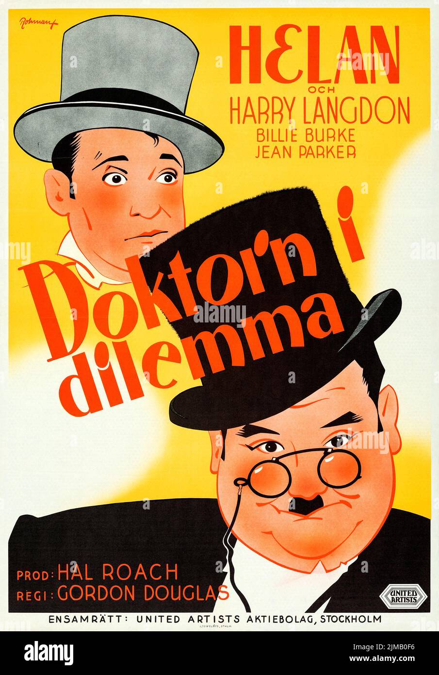 Doktorn i dilemma - Zenobia (United Artists, 1939) Swedish - Eric ...