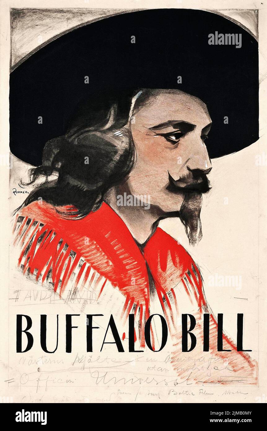 Buffalo bill poster for silent film hi-res stock photography and images ...