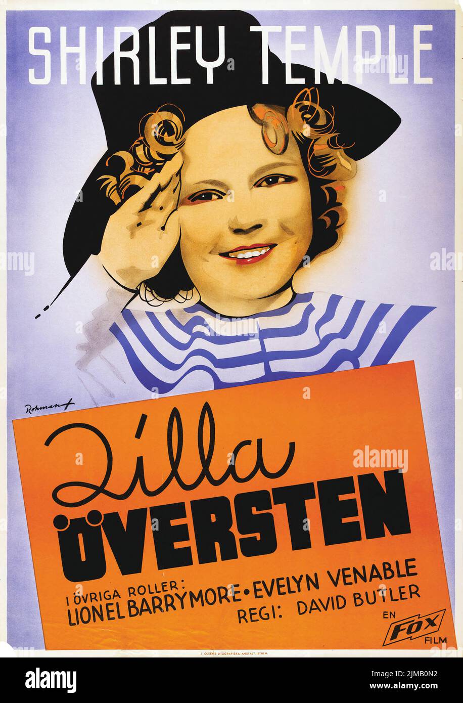 Shirley Temple - Lilla översten - The Little Colonel (Fox, 1935 ...