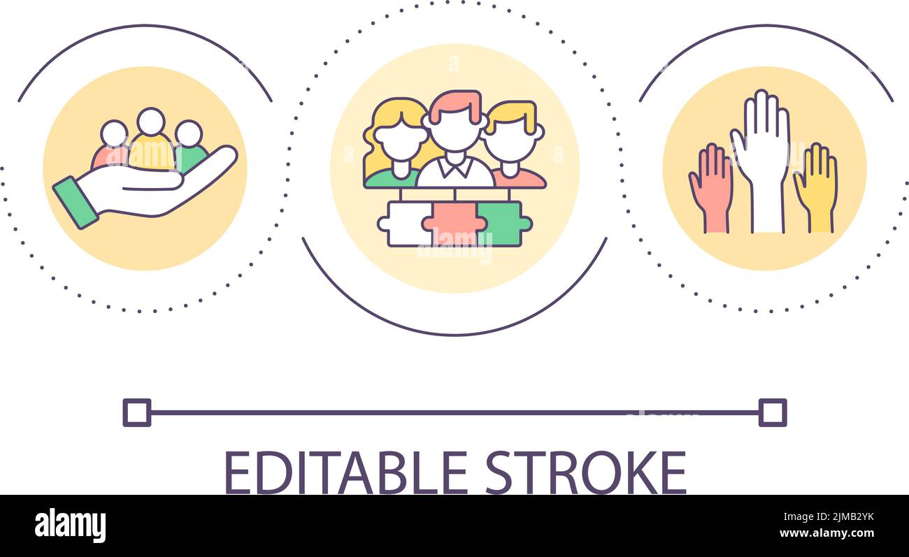 Loop groups hi-res stock photography and images - Alamy